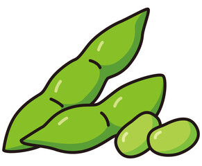 枝豆　黒縁あり