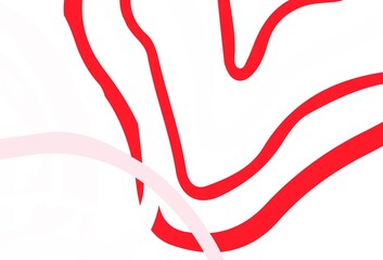 Light Red vector pattern with random forms.