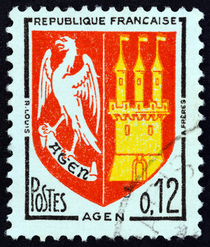 Agen Coat Of Arms (France 1964)