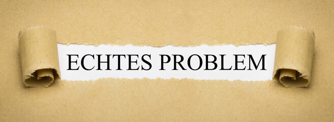 Echtes Problem