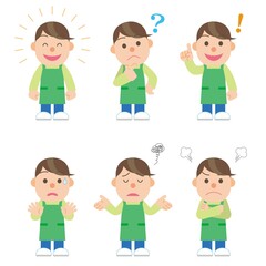 エプロン 男性 セット