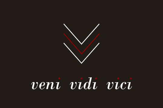 Veni Vidi Vici. Latin Vector & Photo (Free Trial)