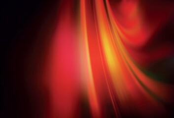 Dark Orange vector blurred shine abstract background.