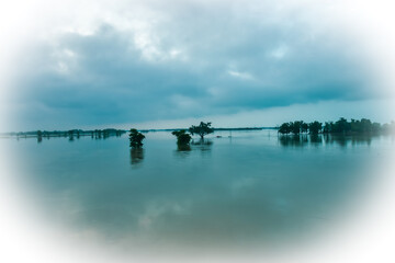 lake and sky
