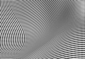 The halftone texture is monochrome. Vector chaotic background