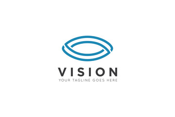 Obraz premium modern eye logo, vision icon, symbol vector illustration
