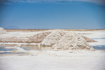 salt lake in the desert