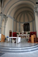 Fototapeta na wymiar Calitri - Abside della chiesa di San Canio Martire