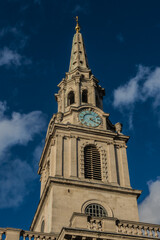 Fototapeta na wymiar St Martin-in-the-Fields Church (1724) - English Anglican church at Trafalgar Square. City of Westminster, London, England.