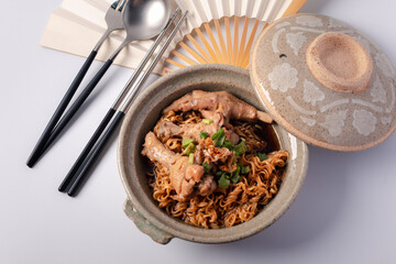 Braised Chicken Noodles, Instant Noodles