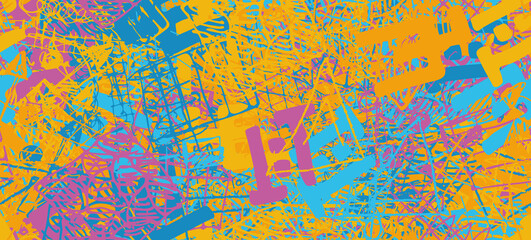 Fototapeta na wymiar Multicolored grunge background. Seamless abstract texture