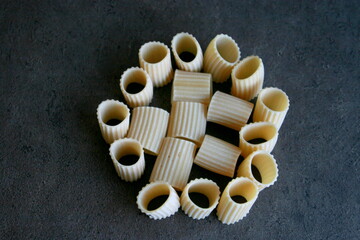 wooden spoon with pasta