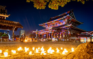 真宗大谷派名古屋別院のプロジェクションマッピング