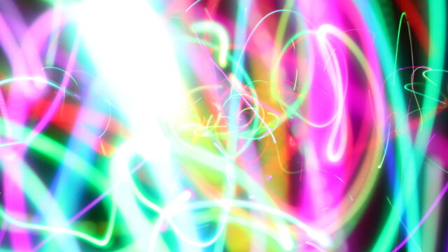 Light Painting Abstract