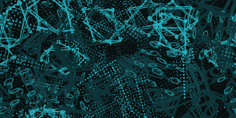 Abstract seamless pattern. Creative vector background. Funny wallpaper for textile and fabric