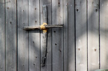 old wooden cross