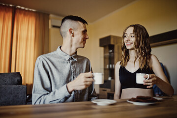 Pregnancy , young family concept