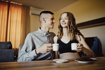 Pregnancy , young family concept