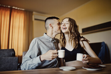 Pregnancy , young family concept