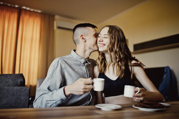 Pregnancy , young family concept