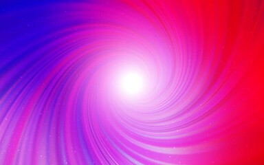 Light Pink, Blue vector background with astronomical stars. Modern abstract illustration with Big Dipper stars. Pattern for futuristic ad, booklets.