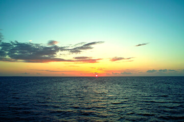 モルディブの夕日