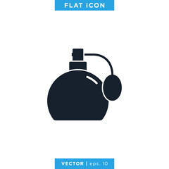 Perfume Icon Vector Design Template.
