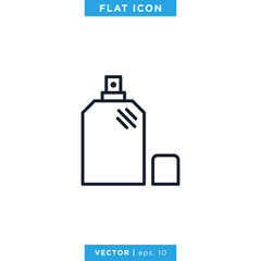 Perfume Icon Vector Design Template. Editable Stroke.