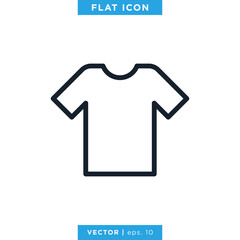T-shirt icon vector logo design template.