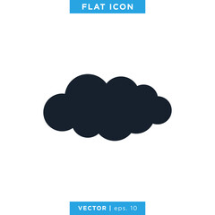 Cloud Icon Vector Logo Design Template.