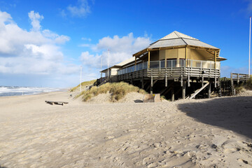 Landscape at the beach of Sylt, Germany, Europe