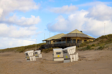 Landscape at the beach of Sylt, Germany, Europe