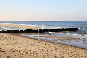 Landscape at the beach of Sylt, Germany, Europe