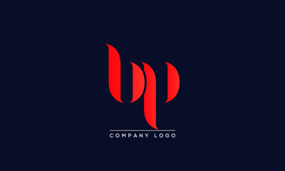Fototapeta na wymiar Initials BP or PB Logo Creative Template Sign Vector