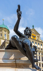 Augustus fountain in Augsburg