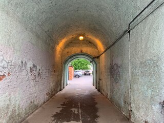 Obraz premium wąska ulica na starym mieście w jerozolimie