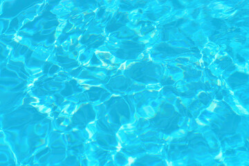 Fototapeta na wymiar Blue water in swimming pool.Ripple Water.