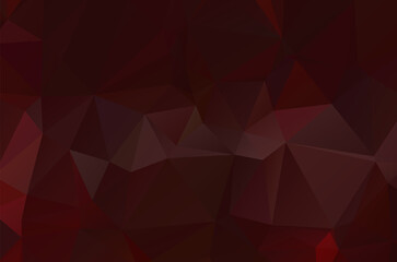 Obraz premium Abstract Red Geometric Background. Raster Illustration