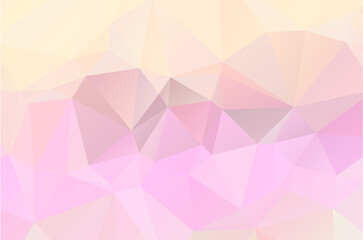 Obraz premium Light pink polygonal design pattern