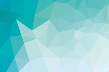 Fototapeta premium Abstract blue vivid triangle geometrical background, vector Illustration