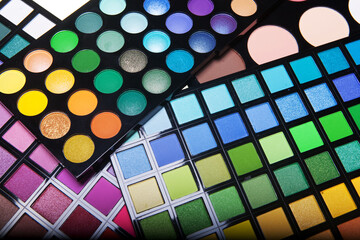 make-up collection close up