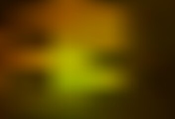 Dark Green, Yellow vector colorful blur backdrop.