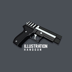 illustration of gun design for shooting sports