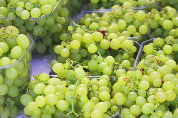 grapes in market