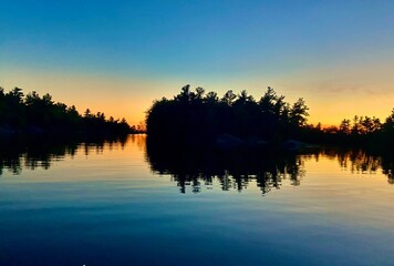 Georgian Bay Sunset, Georgian Bay 30,000 Islands Ontario  Canada