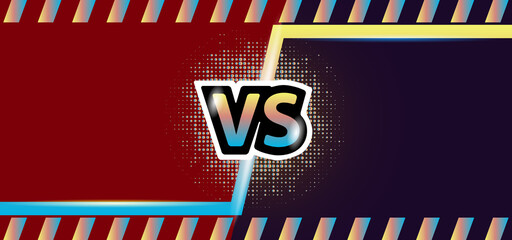 Obraz premium Frame design screen display versus background template vector