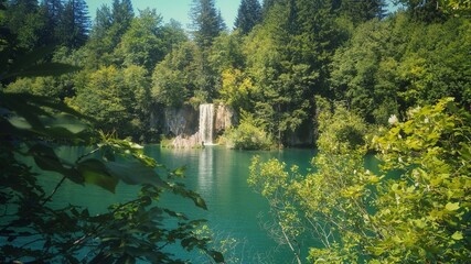 plitvice lakes national park croatia waterfall