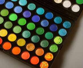 make-up collection close up