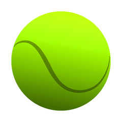 tennis ball without background