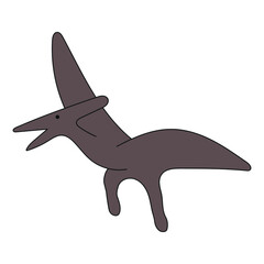 Pteranodon on a white background © Tatyana